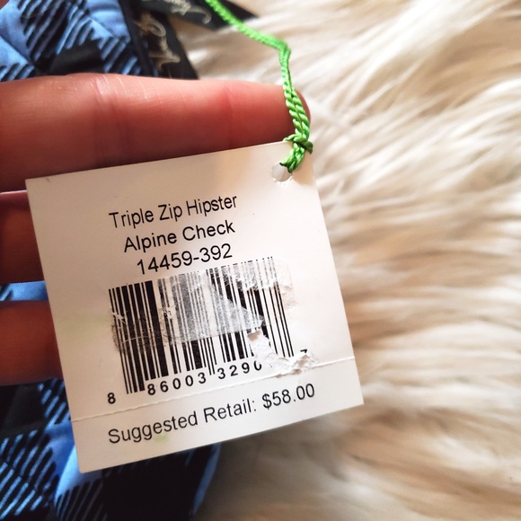 Vera Bradley Triple Zip Hipster Crossbody Bag - Picture 5 of 10